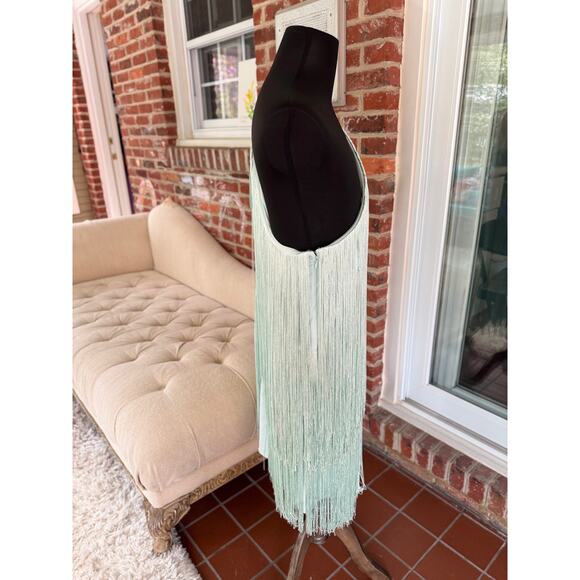 Anthropologie Mint Fringe Dress – Bold & Breezy 3X (NWT) - Picture 3 of 6